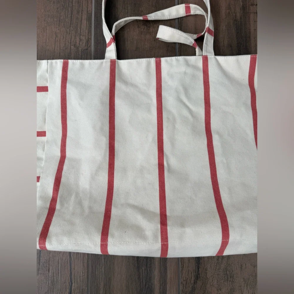 Hearth & Hand with Magnolia Striped Canvas Tote Bag - Picture 9 of 15